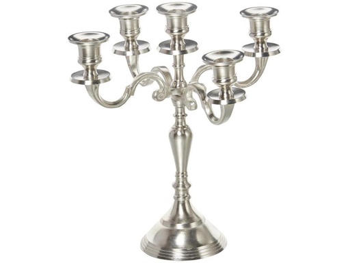 [90161073 936171] balthasar Kerzenständer Silber, 26 x 28 cm