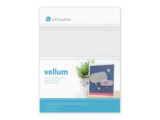 [90161086 281337] Silhouette Bastelpapier Pergament Transparent