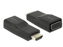 Delock Adapter HDMI - VGA Schwarz