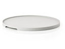 Zone Denmark Servierplatte Singels 35 cm x 1.8 cm, Rund, Hellgrau