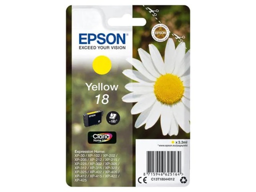 [90016119 630009] Epson Tinte T18044012 Yellow