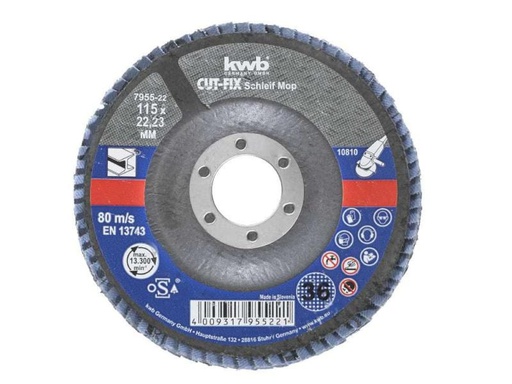 [90016133 492655] kwb Schleifscheibe Metall 115 mm K36