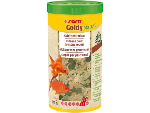 [90016270 734006] sera Basisfutter Goldy Nature, 1000 ml, 210g