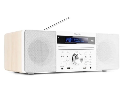 [90016287 1114571] Audizio Radio/CD-Player Prato Weiss