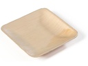 Sier Einwegteller Palm 20 cm x 20 cm, 20 Stück