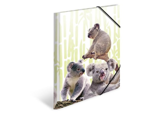 [90016345 1161037] HERMA Gummibandmappe Koala A4, Mehrfarbig