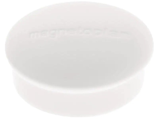 [90016357 1072883] Magnetoplan Haftmagnet Discofix Ø 1.9 cm Weiss, 10 Stück