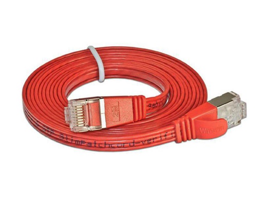 [90016361 314801] SLIM Slimpatchkabel RJ-45 - RJ-45, Cat 6, STP, 2 m, Rot