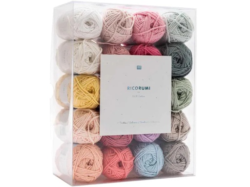 [90016368 945272] Rico Design Wolle Ricorumi Baby-Pastell, 20-teilig