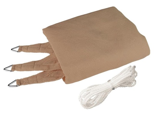 [90016504 1166664] Windhager Sonnensegel 400 cm, Dreieck, Schilf
