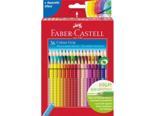 [90016511 847322] Faber-Castell Farbstifte Colour Grip 36er Kartonetui