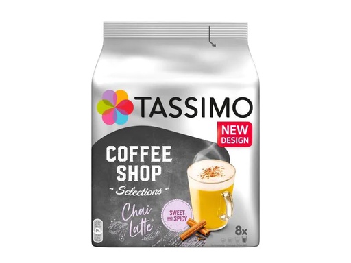 [90016520 338873] TASSIMO Kaffeekapseln T DISC Chai Latte 8 Portionen