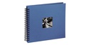 Hama Fotoalbum Fine Art 28 x 24 cm Hellblau, 50 schwarze Seiten