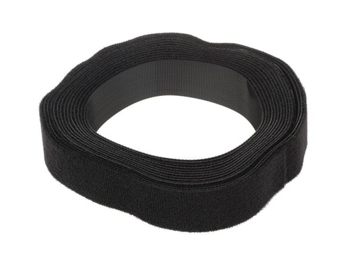 [90016659 355615] FASTECH Klettband-Rolle Fast Strap 25 mm x 5 m, Schwarz