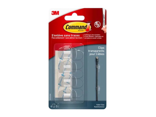 [90016787 294541] Command Kabel-Clip 17017CLRFGN 4 Stück