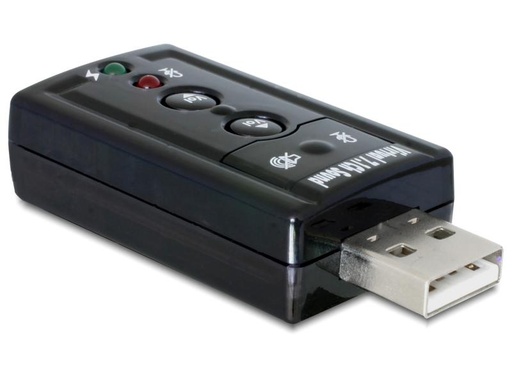 [90016814 846252] Delock Soundkarte USB2.0, Virtual 7.1, 24Bit/96Khz 3.5 mm In/Out