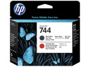 HP Druckkopf Nr. 744 (F9J88A) Chromatic Red/Matte Black