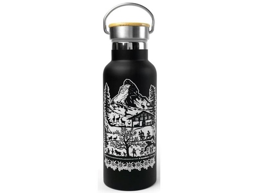 [90016848 1076482] Trendform Trinkflasche SWISS TRADITION 500 ml, Schwarz