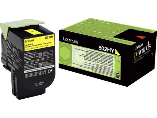 [90016957 240632] Lexmark Toner 80C2HY0 Yellow