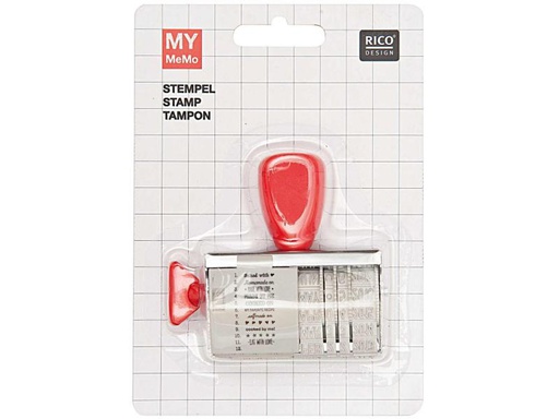 [90016995 985328] Rico Design Stempel Homemade 8 x 8 cm 1 Stück