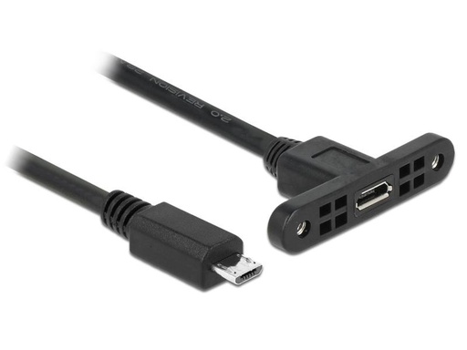 [90017064 1018183] Delock USB 2.0-Kabel  Micro-USB B - Micro-USB B 0.25 m
