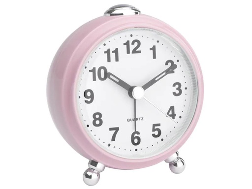 [90017129 995521] TFA Dostmann Klassischer Wecker Rosa