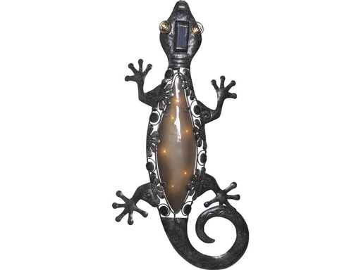 [90017149 1160552] Star Trading Gartenlicht Solar Gecko, Schwarz