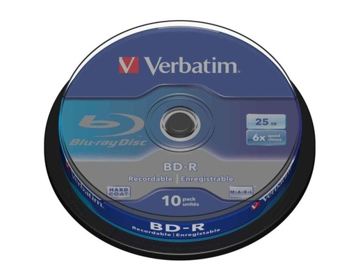 [90017242 301069] Verbatim BD-R 25 GB, Spindel (10 Stück)