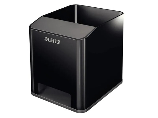 [90017437 627608] Leitz Stiftehalter Wow Sound Duo Color Schwarz