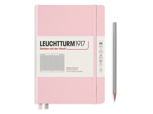 [90017446 1149945] Leuchtturm Notizbuch Medium A5, Kariert, 2-teilig, Puder