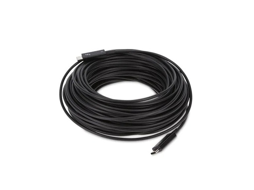 [90017699 1215346] LMP Optisches Kabel Thunderbolt 3 - Thunderbolt 3, 25 m, Schwarz