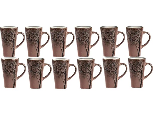 [90017786 1088502] Villa Collection Kaffeetasse Hela 500 ml, 12 Stück, Dark Rose