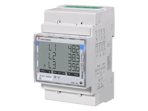 [90017792 915740] Carlo Gavazzi Dreiphasen-Energiezähler EM330 Wandleranschluss MID