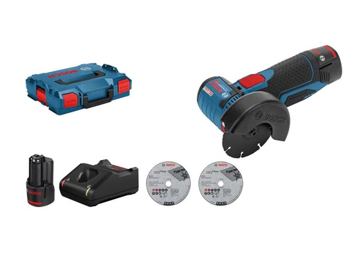 [90017967 973159] Bosch Professional Winkelschleifer GWS 12 V-76 V-EC Kit