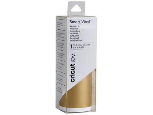 [90017995 1035868] Cricut Vinylfolie Joy 13.9 cm x 121.9 cm  Ablösbar, Gold