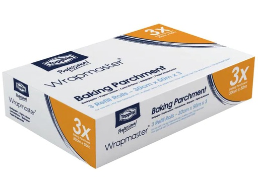 [90018043 1070960] Toppits Backpapier Wrapmaster 30 cm x 50 m, 3 Stück