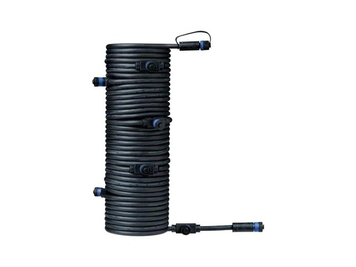 [90018122 869441] Paulmann Verbindungskabel Plug &amp; Shine 15 m mit 7 Anschlussbuchen