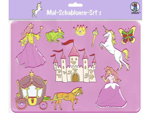 [90018142 1031977] URSUS Schablone Girls 6er Set
