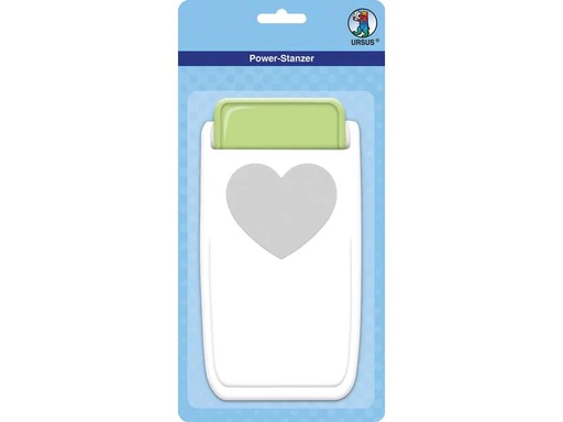 [90018378 1107097] URSUS Motivstanzer Power XL Herz, 6.35 cm