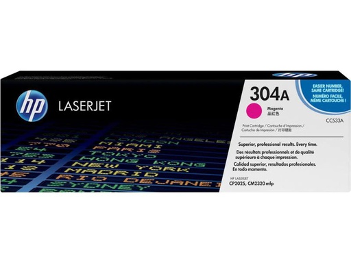 [90001828 90599] HP Toner Nr. 304A (CC533A) Magenta