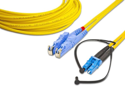 [90001834 849100] Lightwin LWL-Patchkabel E2000-LC, Singlemode, Duplex, 5m