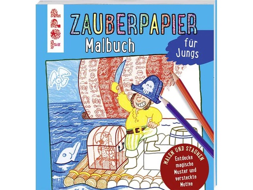 [90018598 1158491] Frechverlag Malbuch Jungs 21.3 x 21.3 cm