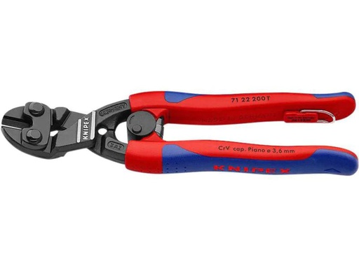 [90018629 917043] Knipex Kompakt-Bolzenschneider CoBolt 200 mm gewinkelt mit Öse