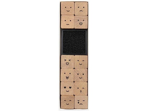 [90018711 1167162] Rico Design Stempelset Smile Smiley, Beige