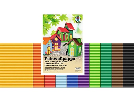 [90018781 586095] URSUS Wellpapier Feinwellpappe 300 g/m² 23 x 33 cm
