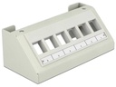 Delock Gehäuse Keystone 6-Port Tischeinbau-Leerpanel