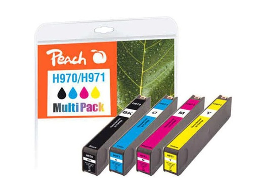 [90018924 838793] Peach Tinte HP Nr. 970/971 Multipack