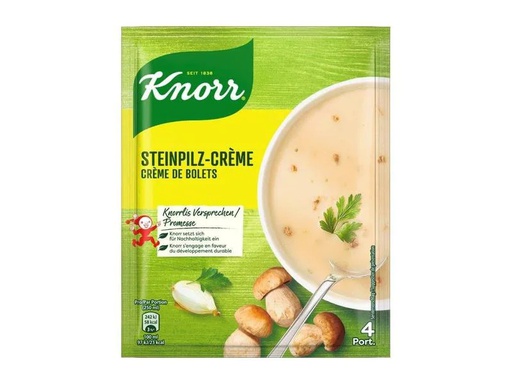[90018937 725524] Knorr Steinpilz-Crème Suppe 4 Portionen