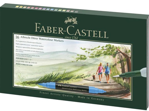 [90018946 1036378] Faber-Castell Filzstift Albrecht Dürer 17-teilig