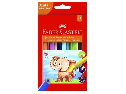 [90018953 735003] Faber-Castell Farbstifte Jumbo 24er Metalletui